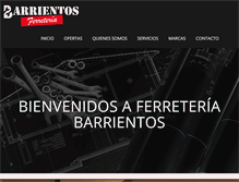 Tablet Screenshot of ferreteriabarrientos.com